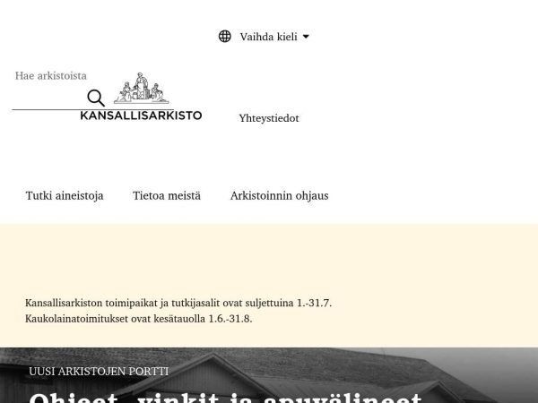 kansallisarkisto.fi
